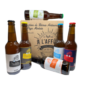 Pack de 6 bières de la brasserie Paulette