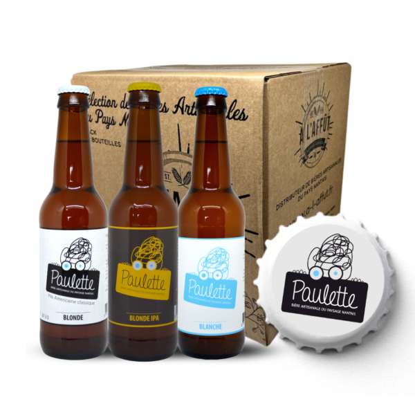 Box découverte Paulette 3 Bières 75cl. Brasseries artisanales françaises à Nantes.
