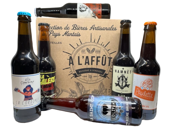 Coffret artisanale découverte de 6 bières Stout brune
