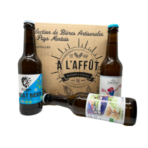 Coffret découverte bières Blanches Brasseries artisanales françaises à Nantes.