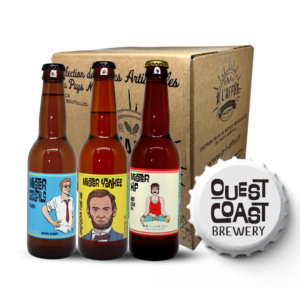 Box découverte Ouest Coast 3 Bières 75cl. Brasseries artisanales françaises à Nantes.