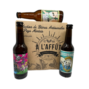 Coffret découverte bières Blanches Brasseries artisanales françaises à Nantes.