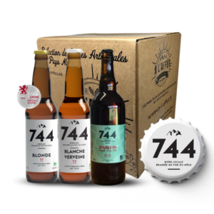 Box découverte brasserie 744 3 Bières 75cl. Brasseries artisanales françaises à Nantes.